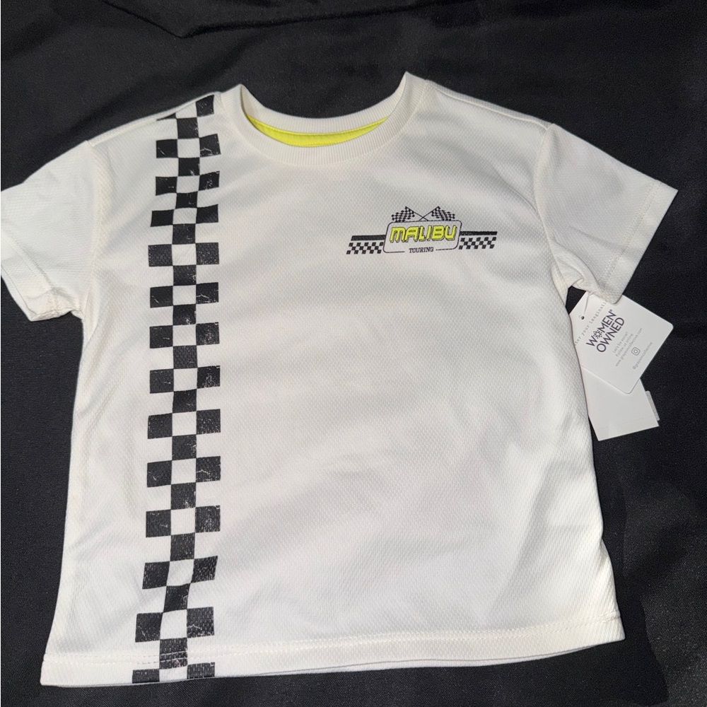 Grayson Mini Boys Checkered T-Shirt